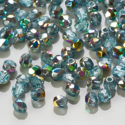 Fire Polish Vitral - Aquamarine (V60010) 3mm