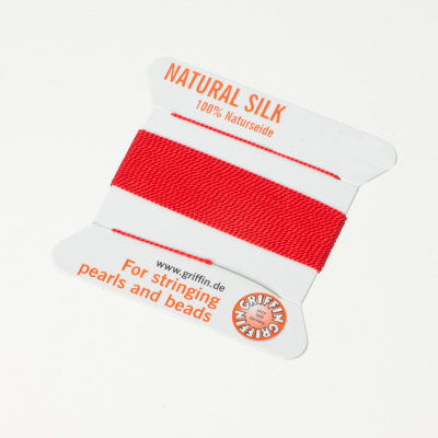 Nici jedwabne z igłą red 0,5 mm
