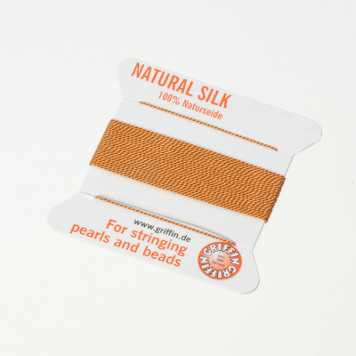 Nici jedwabne z igłą cornelian  0,5 mm