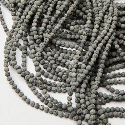 Lawa szara kulka gładka 4,5mm