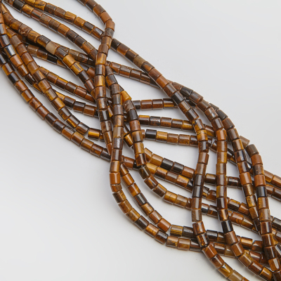 Tygrysie oko walec gładki 6x7mm