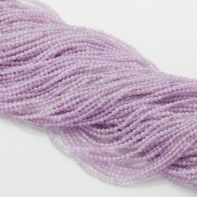 Ametyst lawendowy kulka fasetowana fioletowa 2,5mm