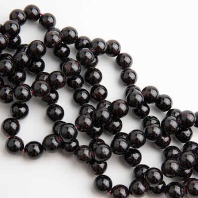 Granat kulka gładka 10mm