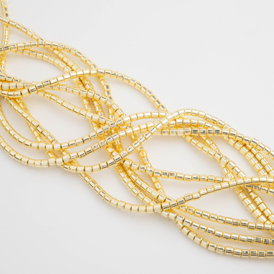 Hematyt walec light gold 3x3mm