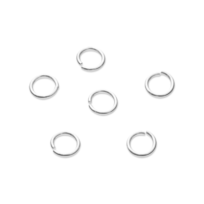 Srebrne kółeczka zaciskowe AG925 6x0,8mm