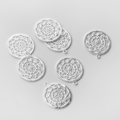 Srebrna zawieszka "serwetka" AG925 24,5mm