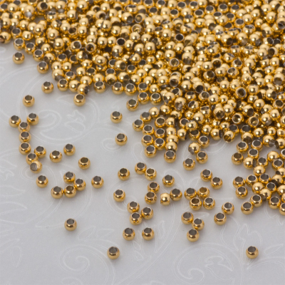 Kulki ze stali chirurgicznej w kolorze złotym 2mm PVD