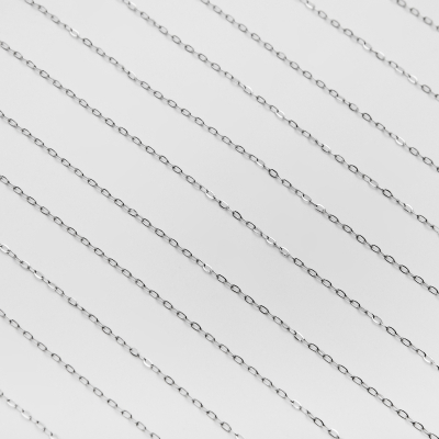Łańcuszek forza owal płaski ze stali 2,3x1,3mm