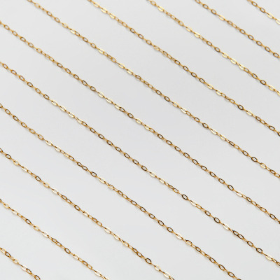Łańcuszek forza owal płaski ze stali 2,3x1,3mm
