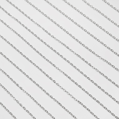 Łańcuszek owal nacinany ze stali 3,7x2,2mm