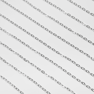 Łańcuszek owal podłużny ze stali 4x2mm