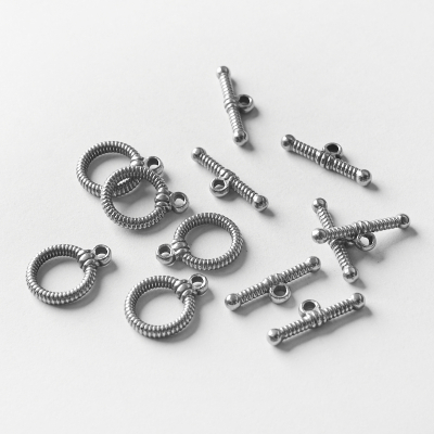 Zapięcie toggle ze stali nacinane 12mm