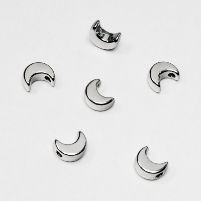 Koralik księżyc ze stali 8x6,5mm