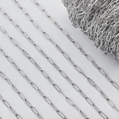 Łańcuch ze stali karbowane spinacze 12x4mm
