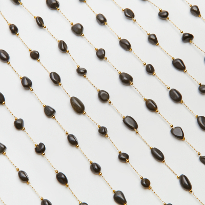 Łańcuch z onyksem ze stali 13x4mm