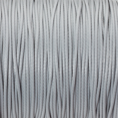 Sznurek powlekany jasny szary 1mm