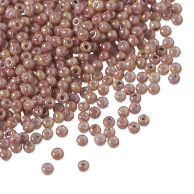 Koraliki TOHO Round 11/0 Marbled Opaque Beige/Pink