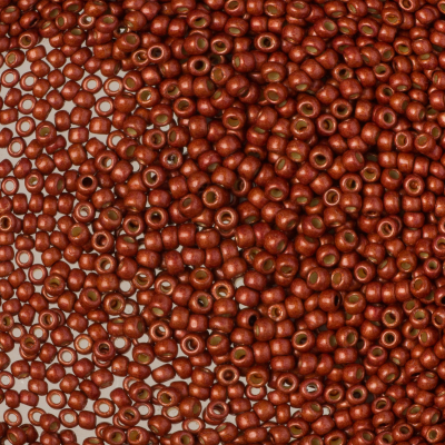 Koraliki TOHO Round Permanent Finish - Matte Galvanized Brick Red 11/0