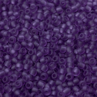 Koraliki TOHO Round 11/0 Transparent-Frosted Sugar Plum