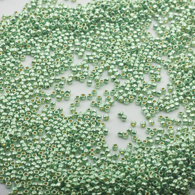 Koraliki TOHO - Round 11/0 PermaFinish - Galvanized Mint Green