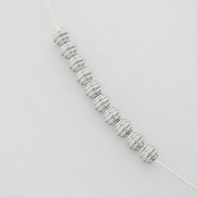 Przekładka kulka nacinana z mosiądzu 5x4mm