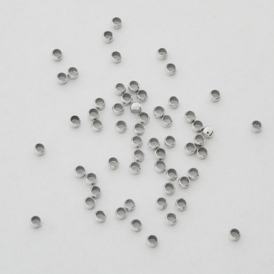 Zacisk z dużą dziurką z mosiądzu 2x1,5mm