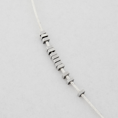 Przekładka kwadracik z mosiądzu 2x1mm