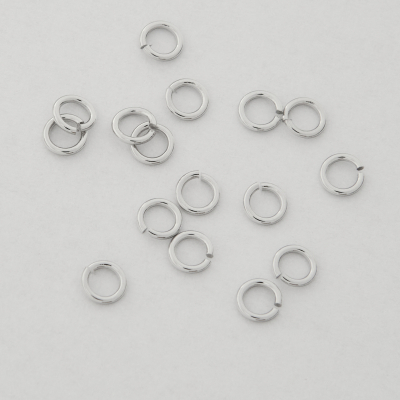 K&oacute;łeczka zaciskowe z mosiądzu 4x0,7mm