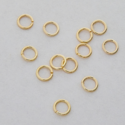 K&oacute;łeczka zaciskowe z mosiądzu 5x0,7mm