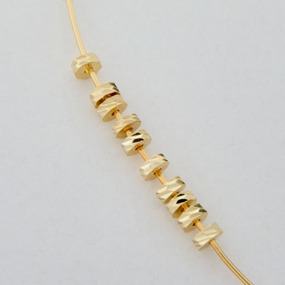 Przekładka oponka nacinana z mosiądzu 5x2mm
