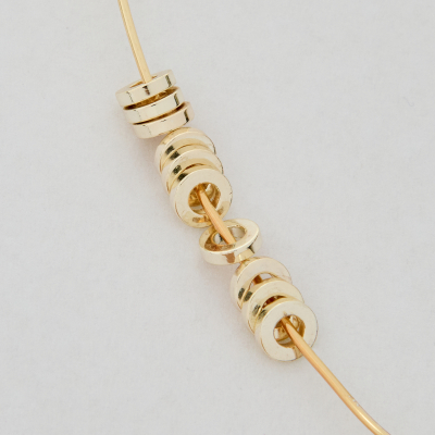 Przekładka oponka gładka z mosiądzu 6x1,5mm