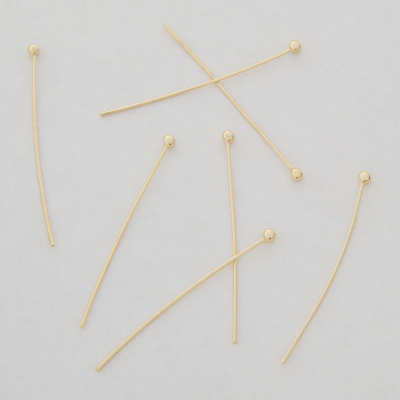 Szpilki z okrągłą gł&oacute;wką z mosiądzu 30x0,5mm