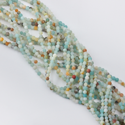 Amazonit kulka matowa 4mm