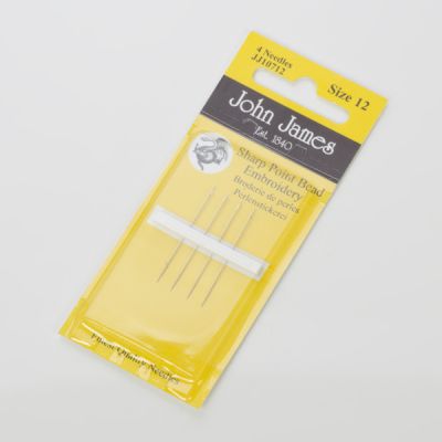Igły do wyszywania koralikami rozmiar 12 3cm