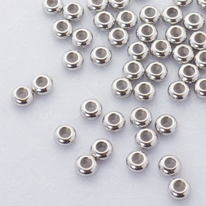 Zapięcie stoper z silikonem ze stali chirurgicznej 8mm