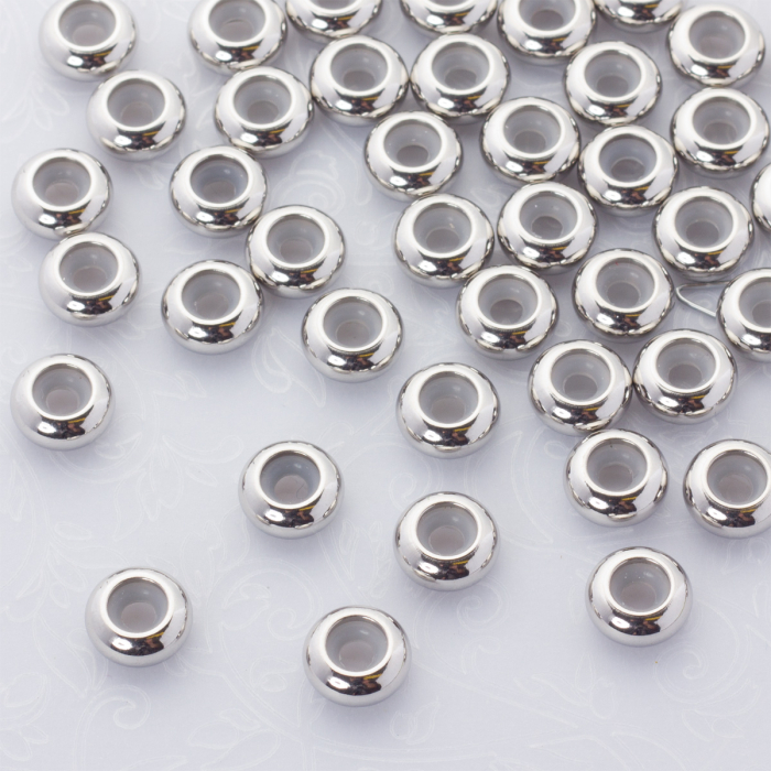 Zapięcie stoper z silikonem ze stali chirurgicznej 10mm